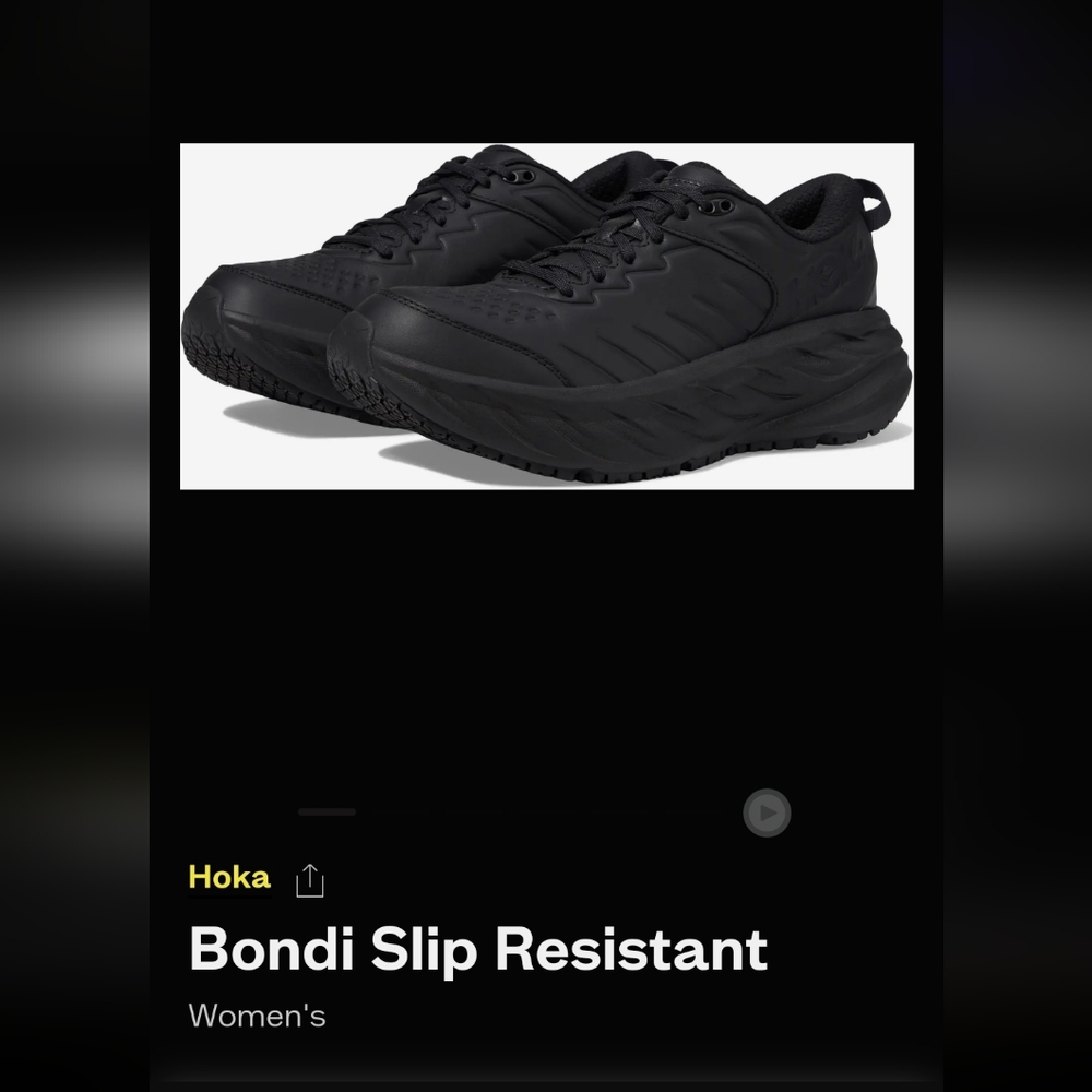 Bondi Slip Resistant Hokas - 8W